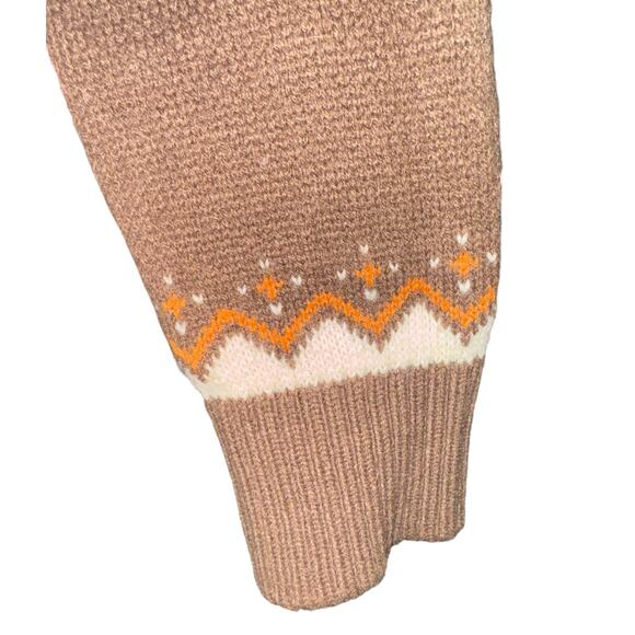 Cozy Cabin Sweaters Fair Isle Pumpkin Sweater Women's XXL Wool Bend Warm Fall - Picture 4 of 9